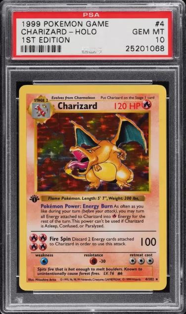 Charizard foil del set base