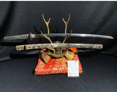 katana giapponese originale del tardo periodo Edo